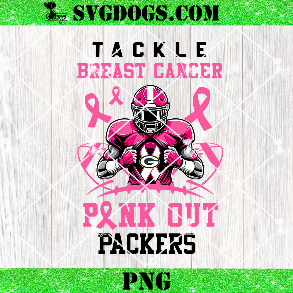 Pink Out Tackle Breast Cancer Green Bay Packers PNG, Breast Cancer NFL PNG Pink Out Tackle Breast Cancer Green Bay Packers PNG, Breast Cancer NFL PNG