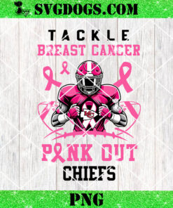 Pink Out Tackle Breast Cancer KC Chiefs PNG, Breast Cancer NFL PNG