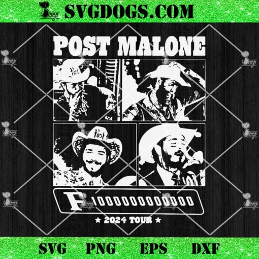 Post Malone F1 Trillion Tour SVG, Malone Album Tracklist SVG PNG EPS DXF