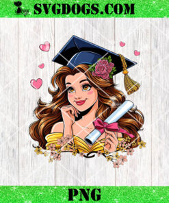 Princess Belle Graduation PNG, Beauty And The Beast School PNG