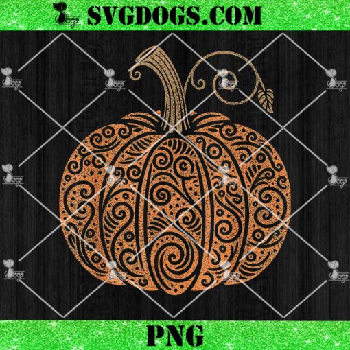 Pumpkin Autumn Fall Thanksgiving Halloween PNG, Pumpkin Mandala PNG