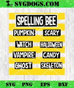 Pun Halloween Costume For Teachers Spelling Bee SVG, Spelling Bee SVG PNG