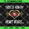 Pittsburgh Steelers This Is How My Heart Beart SVG, NFL Nurse SVG PNG