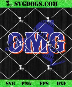 New York OMG SVG, New Season October Ready Baseball SVG PNG