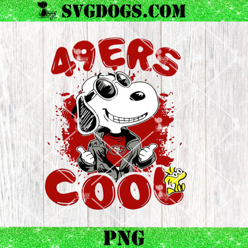 Snoopy 49ers Cool PNG, Snoopy San Francisco 49ers PNG