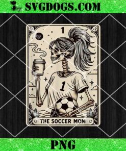 Soccer Mom Tarot Card PNG, Halloween Soccer Mama PNG