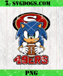 Sonic San Francisco 49ers PNG, Sonic the Hedgehog NFL PNG