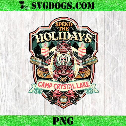 Spend The Holidays Camp Crystal Lake PNG, Friday the 13th PNG, Jason Voorhees PNG