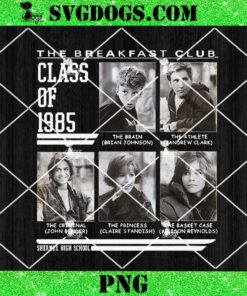 The Breakfast Club Class Of 1985 PNG, The Breakfast Club Movie PNG