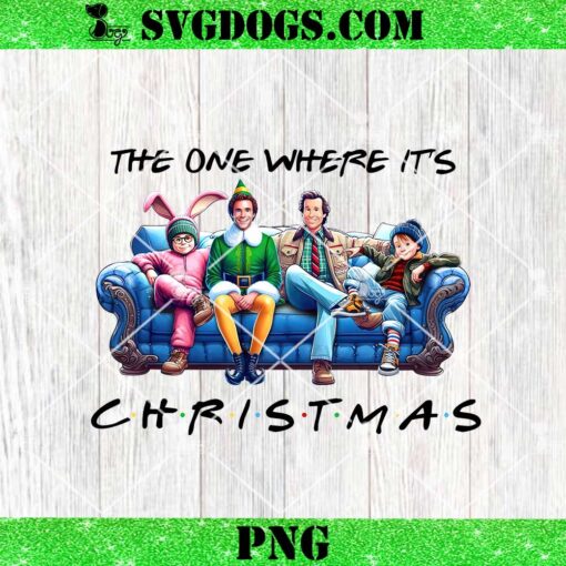 The One Where Its Christmas PNG, Christmas Comedy Movies Friends PNG