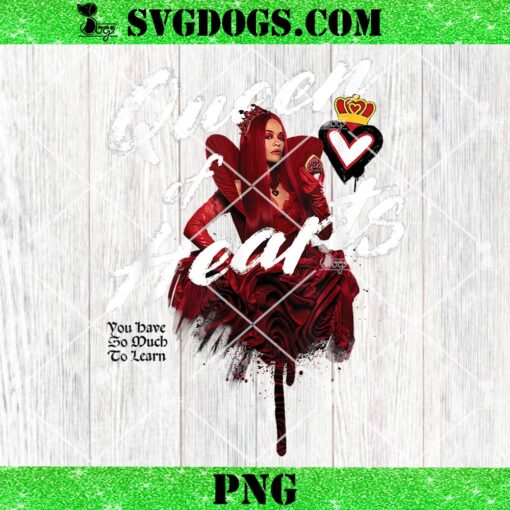 The Rise Of Red Queen Of Hearts PNG, Disney Descendants PNG