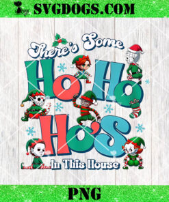 Theres Some Ho Ho Hos In This House PNG, Horror Characters Christmas PNG