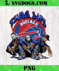 Thug Life Buffalo Bills Horror PNG, Thug Life NFL Halloween PNG