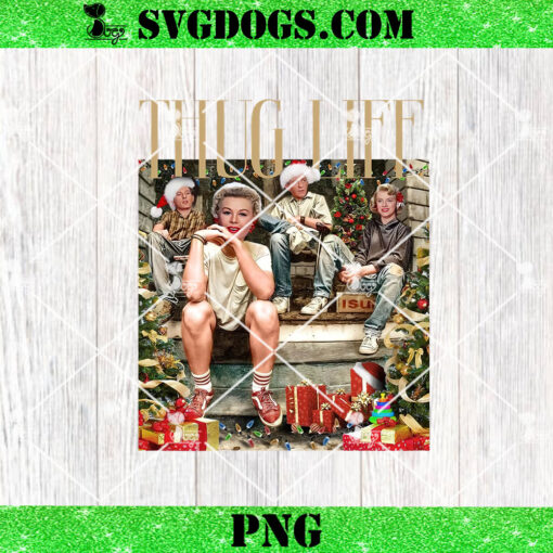 Thug Life Christmas Movie PNG, Christmas Matching PNG