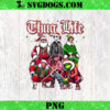 Thug Life Christmas Movie PNG, Christmas Matching PNG