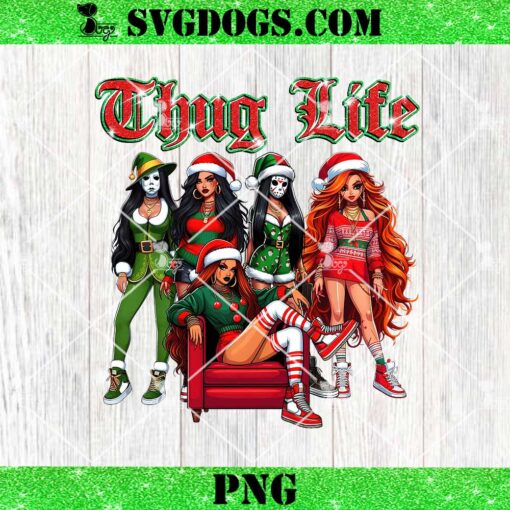 Thug Life Christmas PNG, Christmas Killers Friends PNG, Christmas Horrors PNG