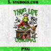 Baller Life Grinchmas PNG, Christmas Basketball PNG