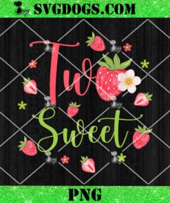 Two Sweet 2nd Birthday Strawberry PNG