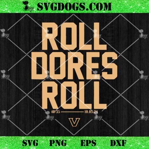 Vanderbilt Football Roll Dores Roll SVG, Vanderbilt Commodores SVG PNG