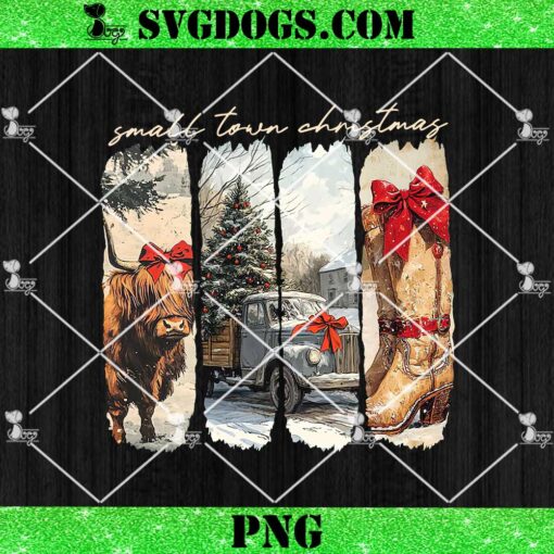 Vintage Small Town Christmas PNG, Cowgirl PNG, Small Town Girl Christmas PNG