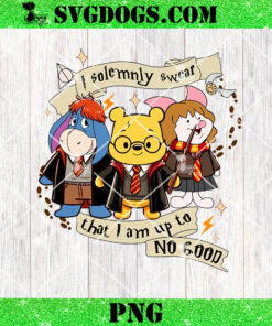 Winnie The Pooh And Harry Potter PNG, I Solemnly Swear That I Am Up To No Good PNG