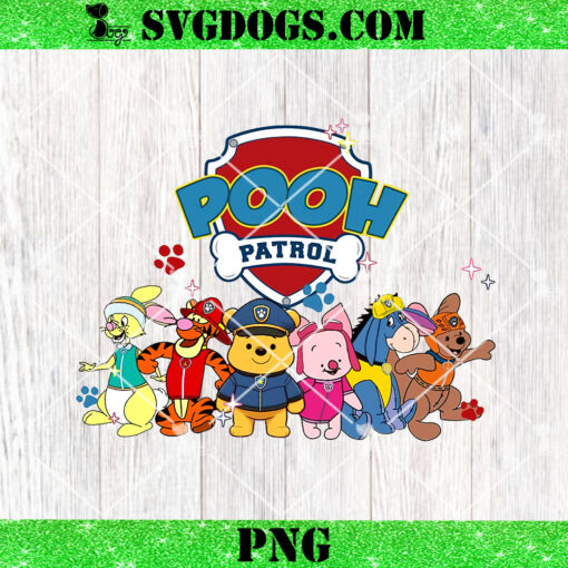 Winnie The Pooh And Paw Patrol PNG, In My Paw Patrol Era PNG