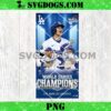 Fanatics Dodgers Shohei Ohtani 2024 World Series Championship PNG, Major League Baseball PNG