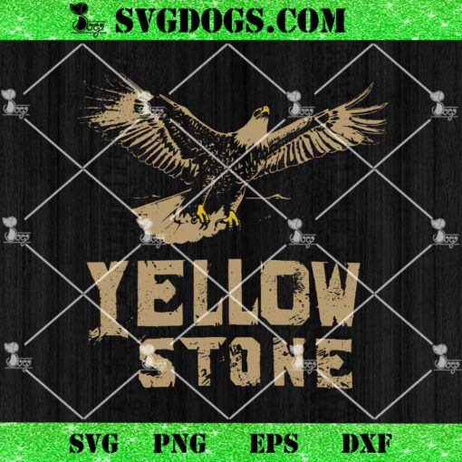 Yellowstone Stone SVG PNG, US National Park Vintage SVG