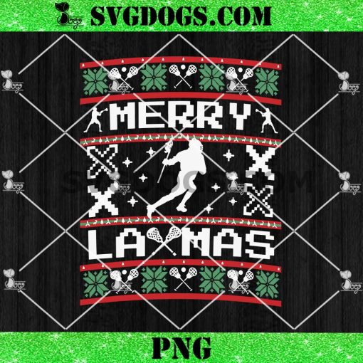 Lacrosse Christmas Ugly SVG, Merry Lamas SVG PNG