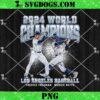 Dodgers World Series 2024 Championship PNG Bundle, Los Angeles Dodgers PNG