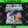 Los Angeles Dodgers 2024 World Series Champions Multi Champs SVG, Los Angeles Dodgers SVG PNG