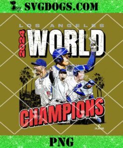 2024 World Champions PNG, Los Angeles LA Series Finals Merch PNG