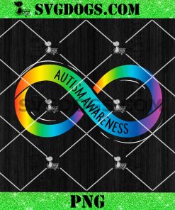 Autism Awarenes Ribbon PNG, Infinity Autism PNG