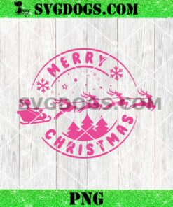 Barbie Girls Merry Christmas SVG, Pink Christmas SVG PNG