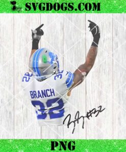 Brian Branch Middle Finger PNG, Detroit Lions PNG