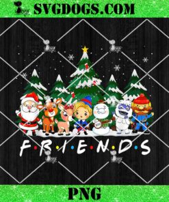 Christmas Friends Santa Rudolph PNG, Christmas Family PNG