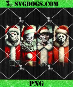 Christmas Horror Character PNG, Cartoon Horror Santa PNG