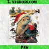 Basketball Snowman Player Santa Hat Christmas PNG, Basketball Christmas PNG