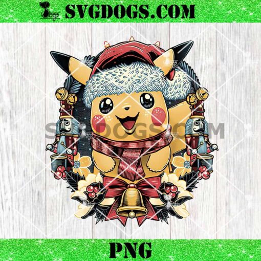 Christmas Pikachu Pokemon PNG, Pikachu Santa PNG