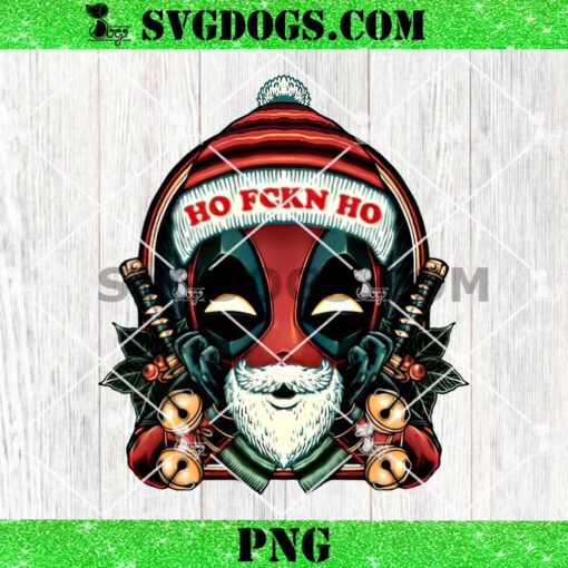 Deapool Ho Freakin Ho Christmas PNG, Marvel Deadpool Santa PNG