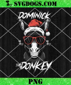 Dominick The Donkey Christmas PNG, Donkey Santa PNG