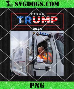 Donald Trump Rides In Garbage Truck PNG, Garbage Tee Trump PNG