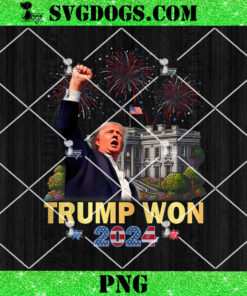 Donald Trump Won 2024 PNG File, Wins Inauguration 47 PNG, US President 2025 Election PNG