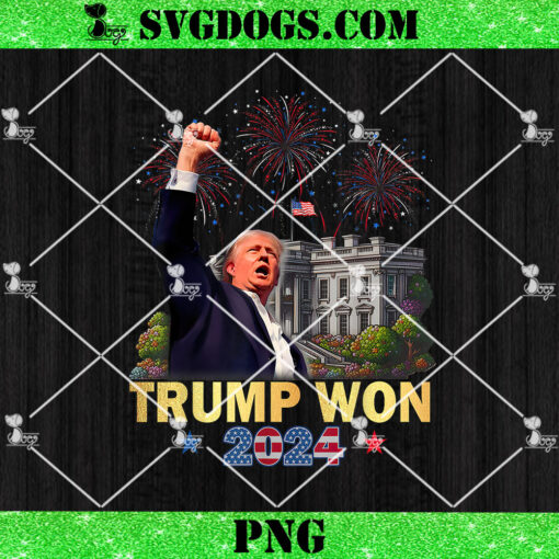 Donald Trump Won 2024 PNG File, Wins Inauguration 47 PNG, US President 2025 Election PNG