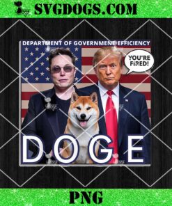 DOGE Department Of Government Efficiency PNG, Elon Doge PNG, Doge Trump PNG