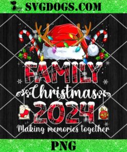 Family Christmas 2024 Matching Squad Santa Elf PNG, Squad Santa Elf PNG