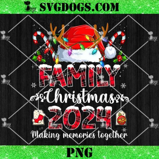 Family Christmas 2024 Matching Squad Santa Elf PNG, Squad Santa Elf PNG