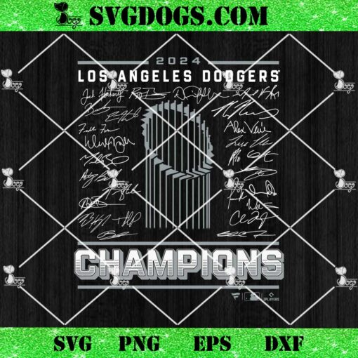 Fanatics Dodgers World Series 2024 Championship SVG Bundle, Los Angeles Dodgers SVG PNG