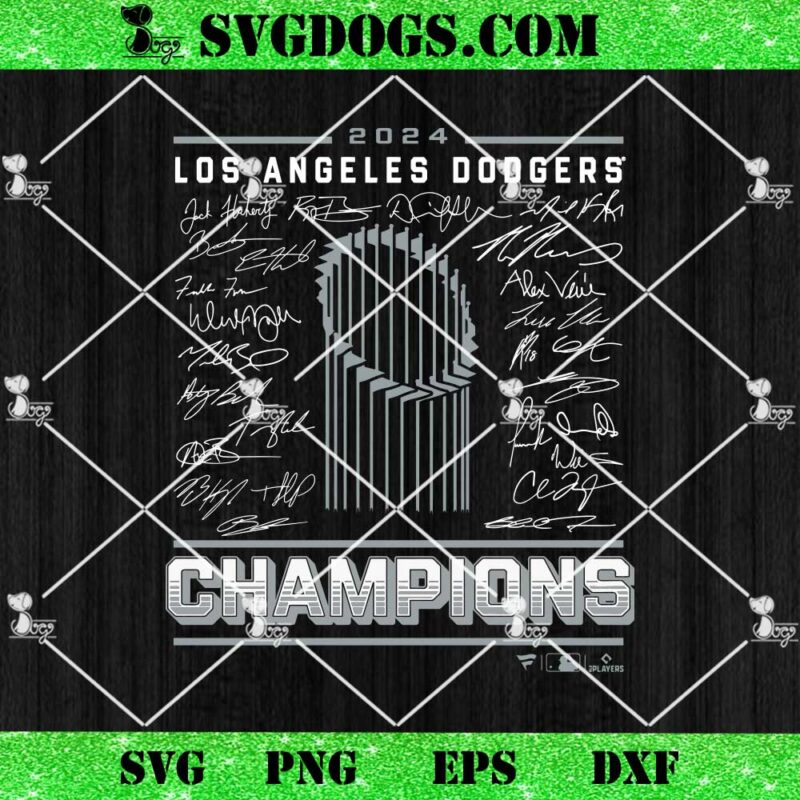 Fanatics Dodgers World Series 2024 Championship SVG Bundle