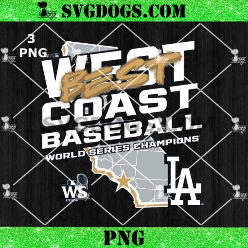 Fanatics Dodgers World Series 2024 Championship Shutout PNG, Los Angeles Dodgers PNG